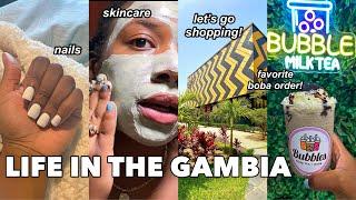 I CAN’T BELIEVE THIS IS NOW IN THE GAMBIA?!  | SHOPPING MALL & BOBA SPOT REVIEW + SELF CARE NIGHT!