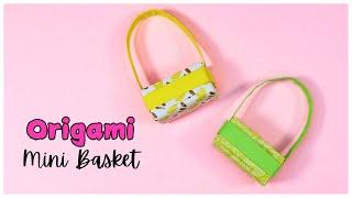 Mini Paper Basket | Origami Tutorial