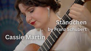 Cassie Martin plays Ständchen by Franz Schubert on Classical Guitar | Ex-Aequo Artist Residency 2023