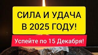 СДЕЛАЙТЕ ЭТО СЕЙЧАС — и в 2025 году вы обретёте силу и удачу 