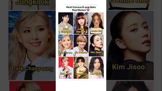 Most Famous K-pop Idols Real Names️ #shorts #kpop #name
