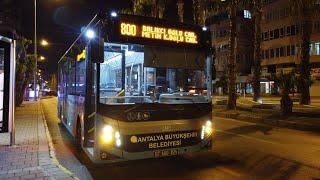 Antalya'da 800 ile Antalya Havalimanı - Zerdalilik Arası Otobüsle Seyahat