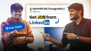 How to Get Jobs on LinkedIn || Get Interview Call || Master Networking || ft. Harshith