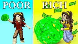 POOR vs RICH Lava Race Battle in Roblox