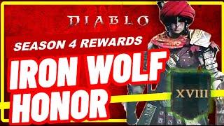 Diablo 4 | Season 4 | All Iron Wolf Honor Rewards | Cache Opening | Twitch dexterisfrosty