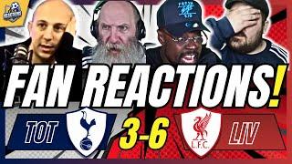 TOTTENHAM FANS SHOCKEDREACTION TO TOTTENHAM 3-6 LIVERPOOL | 24/25 PREMIER LEAGUE