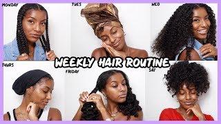 MY WEEKLY NATURAL HAIR ROUTINE! (How I Refresh & Maintain Hair Everyday!)