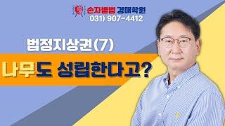 법정지상권(7) 나무도 성립한다고? #경매학원 #경매강의 #경매공부 #경매교육 #경매초보 #경매절차 #법원경매 #부동산경매 #손자병법 #법정지상권 #지상권