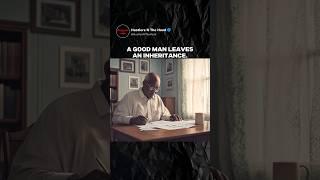 "A Good Man Leaves An Inheritance"  Via: Dr Jamal Bryant