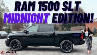 2021 RAM 1500 CLASSIC SLT MIDNIGHT EDITION! An EXCLUSIVE Package Offered Only By Peel Chrysler! GTA