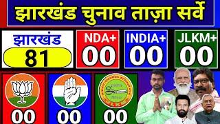 Jharkhand Assembly Election 2024 | Taaja Opinion Poll Survey | JLKM | JMM | NDA | INDIA | AJSU | RJD