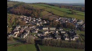 Drone footage of Bovis Homes at Bovey Tracey