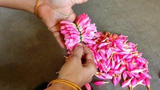 Arali poo kattuvathu eppadi / arali flower garland / arali poo Malai kattuvathu eppadi