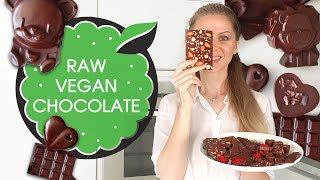 3-ingredient Raw Vegan Chocolate | Step-by-step Recipe