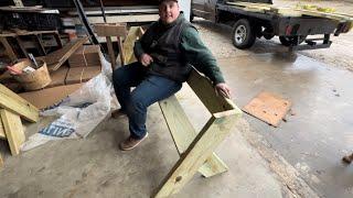 Farm Projects Begin, DIY Farm Benches!!!