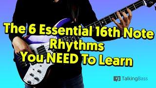 The 6 Essential 16th Note Rhythms You NEED To Learn!