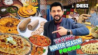 Trying Best Winter Season Foods || Otaaq Restaurant || Gajar halwa , which one is your Best ??