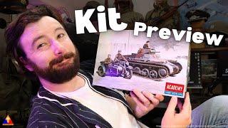 NEW 2024 Academy 1/35 Panzer I & Kundapp K750 | Unboxing & Kit Review