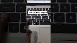 Computer language change shortcut #windows #shortcutkeys #shorts