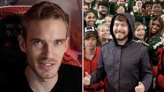 PewDiePie DISSES Mr Beast’s Videos; “HE IS UNORIGINAL AND IS COPYING”