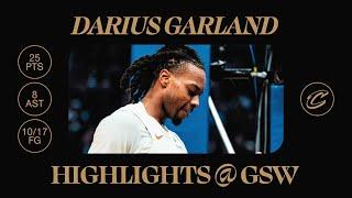 Cavs at Warriors | Darius Garland Highlights | 12.30.2024