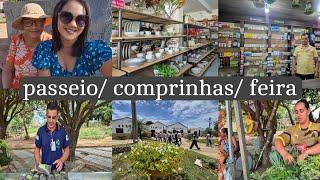 Passeando pela cidade de Licínio com minha mãe/ comprinhas pra casa/ feira agroecólogica e +