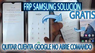 FRP SAMSUNG SOLUCION QUITAR CUENTA GOOGLE NO MARCA COMANDO A10S A02S A03S A20S A11 NO TEST MODE