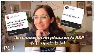 ‍Así conseguí mi plaza en la SEP // pt 1. mi experiencia con el proceso de admisión usicamm