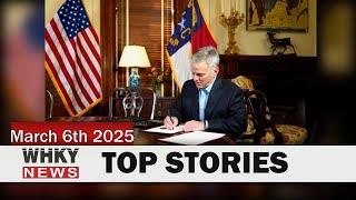 GOVERNOR STEIN SHARES PROGRESS ON HELENE RECOVERY | WHKY News -- Top Stories: Thursday, 03/06/2025