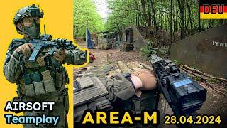 [Area-M Koblenz] Taktisches Airsoft Teamplay macht Bock! | Gameplay 28.04.2024 [FHD/60p]