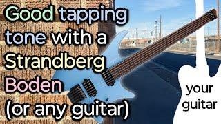 THIS is the tapping tone & response you want for your guitar.... || #strandbergguitars