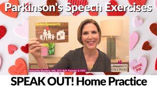 Parkinson's Speech Exercises: Grandparents