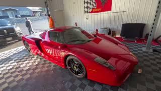 Ferrari Enzo Straight Piped Exhaust Cold Start And Rev Sound