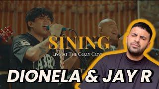 FIRST TIME HEARING DIONELA & JAY R - “SINING” LIVE AT THE COSY COVE | REACTION!!