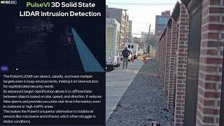 Perimeter protection with laser detectors | PulseVi LiDAR Perimeter Security System