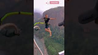 Scary Bungee Jumping Pokhara Nepal | Back Flip while Bungee Jump |