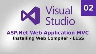 How to install Web Compiler Less? ASP.Net Web Application MVC (C#)