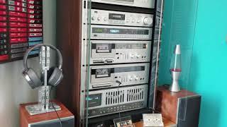 vintage Sansui stereo system