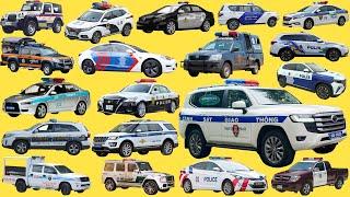 Police Cars: A Collection of Police Cars from Various Asian Countries