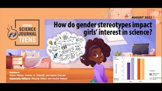 E51: How do gender stereotypes impact girls' interest in science? [SJK Audio Edition]