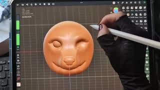 Nomad Sculpt Basics for 3D Printing (pt 5) Sculpting an Animal Head