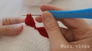 вязание крючком урок 1 | knitting crochet lessons | kruchokda to'qish darslari #вязание #knitting