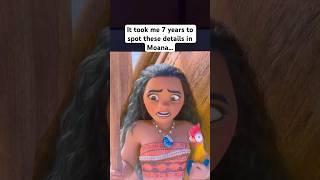 Did you notice these details??  #moana #disney #shorts