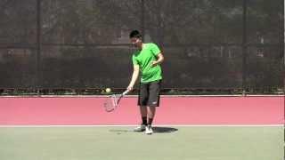 How to Feed the Tennis Ball Like a Pro (Rafael Nadal) in HD