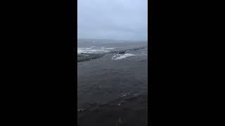 Lake Superior delivers huge waves