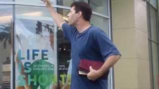 LAStreetPreacher Asks Hollywood Visitors "What Is the Grace Of God?"