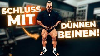 DARUM hast du CHICKEN LEGS! | Wir bauen den perfekten PUSH PULL BEINE Plan #1