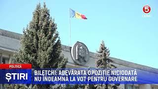 Bilețchi  Adevărata opoziție niciodată nu îndeamnă la vot pentru guvernare