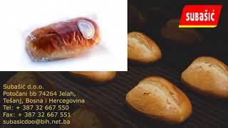 Subasić croissants with cocoa cream vanilla sauce with halal certificate in BiH production