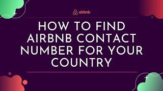 How To Contact Airbnb Support For Your Country